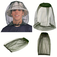 Outdoor Fishing Hat Mosquito Head Net Insect Proof Men's Travel Cap