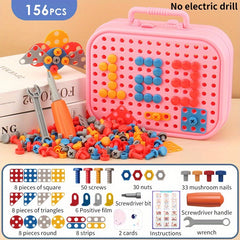 DIY Screw Box Set for Ages 3+ Creative Building Toys