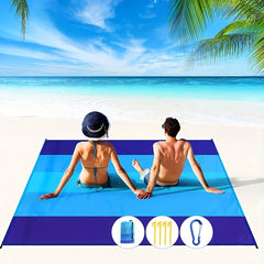 Waterproof Pocket Beach Blanket Portable Mat Camping Picnic