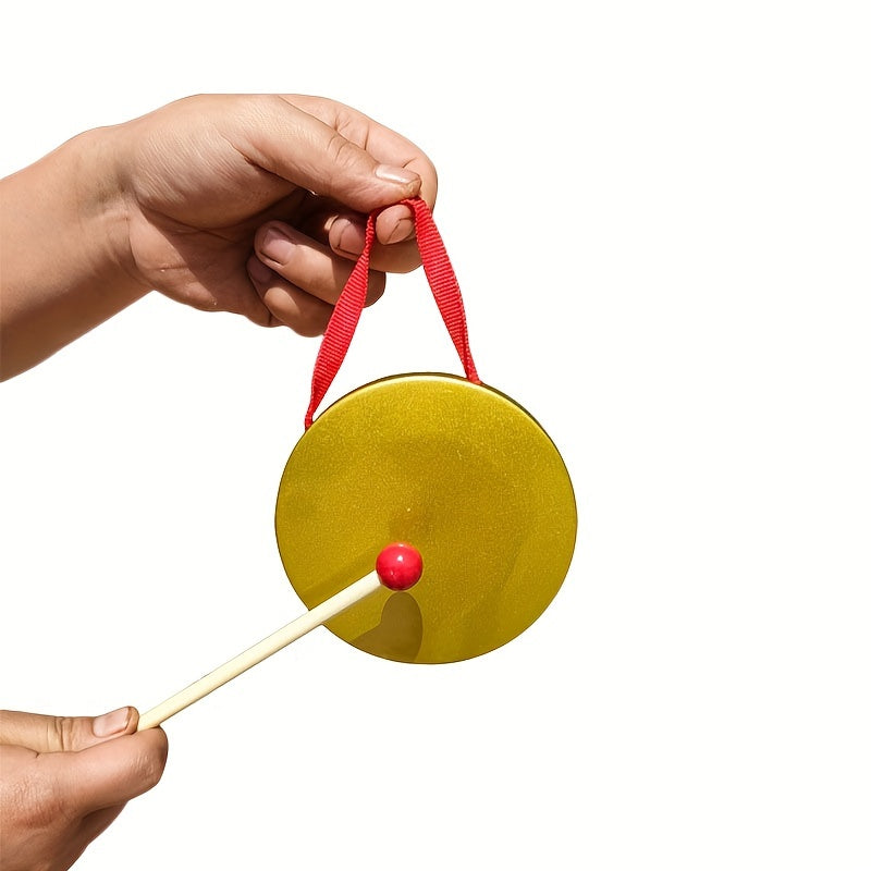 Copper Gong Percussion Toy - Party Cheer Wooden Toys
