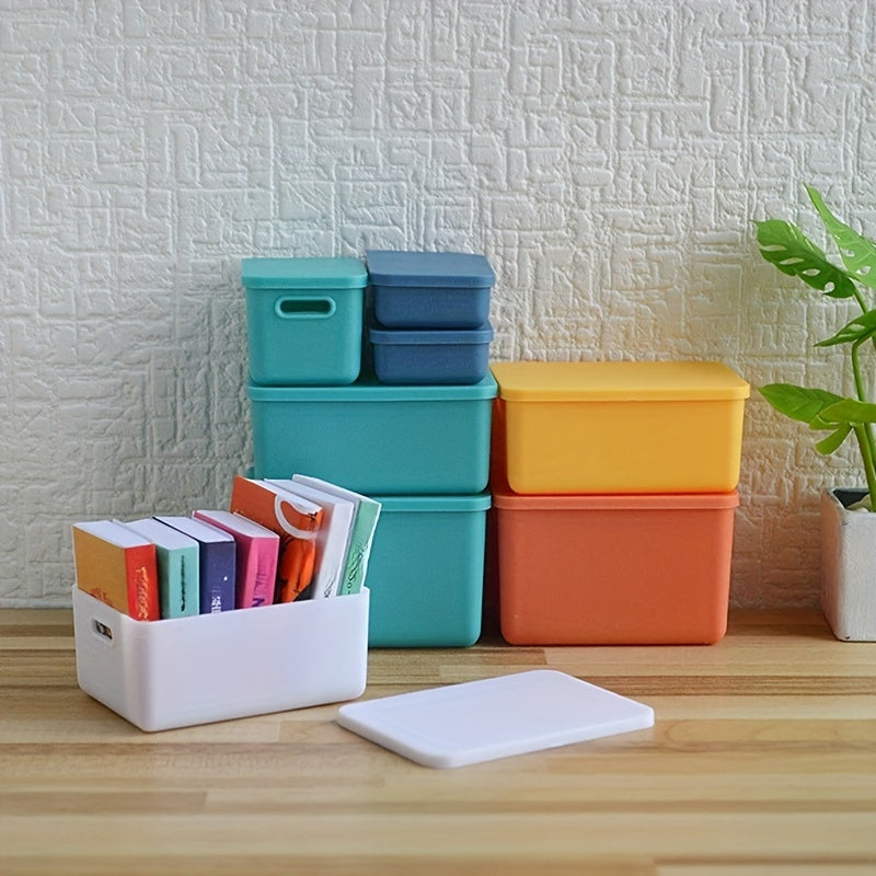 6Pc Dollhouse Storage Boxes Mini Containers for Toy Org & Decoration