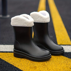 Women's Waterproof Non Slip Rain Boots Outdoor Short Boots