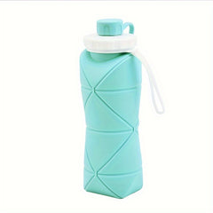 Silicone Collapsible Water Bottle Leak Proof Reusable BPA-Free