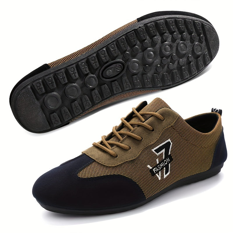 Men's Lace up Sneakers Comfortable Walking Shoes