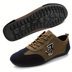 Men's Lace up Sneakers Comfortable Walking Shoes
