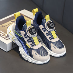 Boys Casual Mesh Sneakers Lightweight Breathable Anti Slip Outdoor Shoes