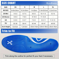 Shock Absorption Insoles for Men and Women Arch Support Orthotic Insoles
