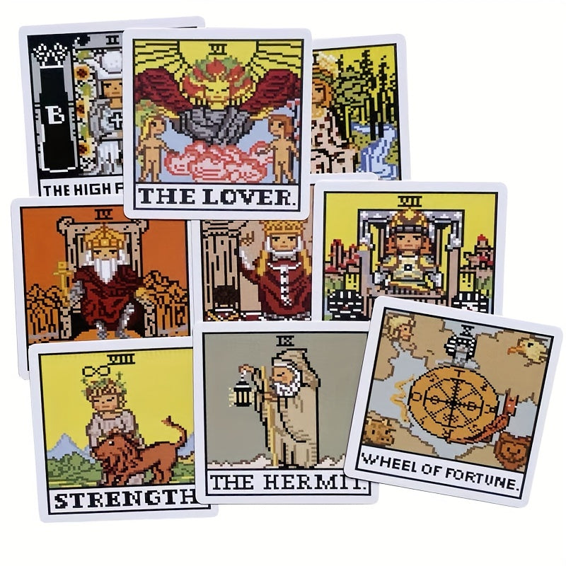 8 Bit Fantasy Tarot Card 79 Fortune Telling Game Divination Cards