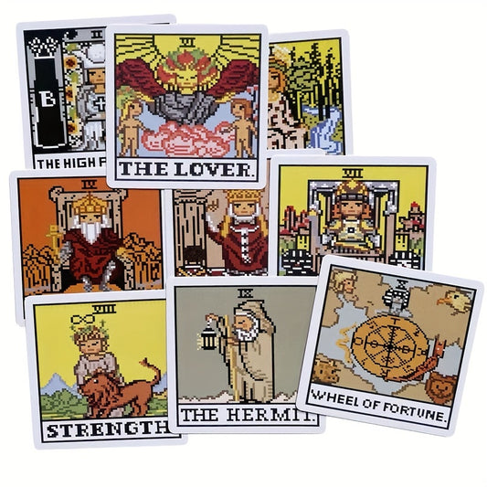 8 Bit Fantasy Tarot Card 79 Fortune Telling Game Divination Cards