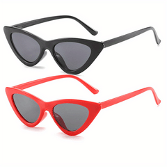 2 Pairs Triangle Cat's Eye Sunglasses for Men