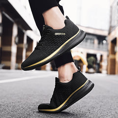 Men's Running Shoes Casual Breathable Lightweight
