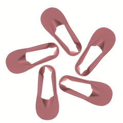 5 Pairs Solid Ankle Socks Comfy & Breathable All match Socks Women