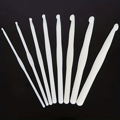 10pcs Acrylic Crochet Lace Needles DIY Knitting Tools For Arthritic Hands