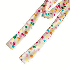 Y2K Polka Dot Neckerchief Casual Long Ribbon Skinny Scarf