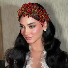 Rhinestone Bridal Headpiece Resin Hair Accessory for Weddings