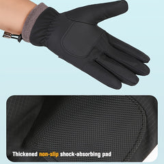 Men's Windproof Waterproof Warm Touch Screen Ski Gloves