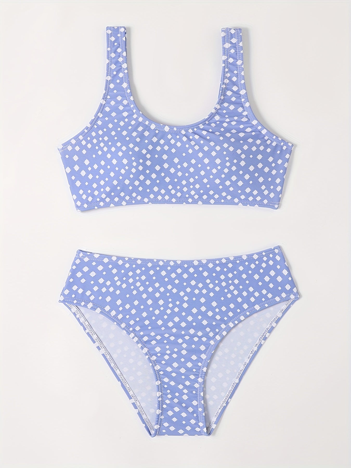 Girls Dinosaur Print Tankini Swimsuit Set