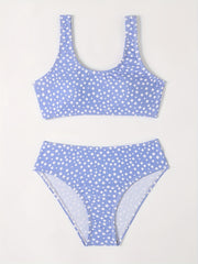Girls Dinosaur Print Tankini Swimsuit Set