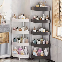 Small Stroller Corner Rack Shelf Floor Kitchen Storage Rack