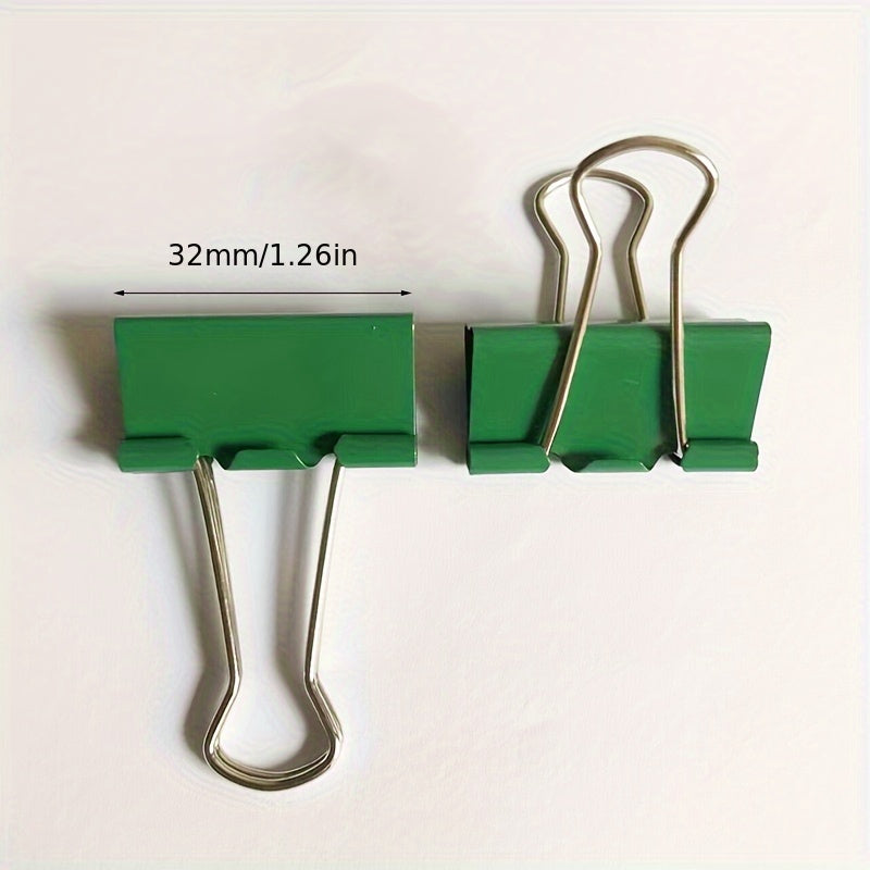 25pcs Colorful Long tail Clip Metal Paper Clip Bill Account Clip 19mm 25mm 32mm