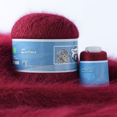 2pcs Velvet Mink Yarn Warm Thick Yarn For Hand knitting