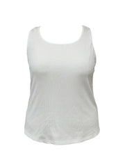 Solid Scoop Neck Summer Tank Top