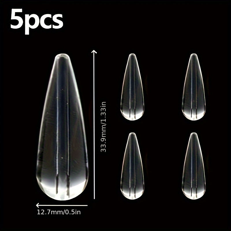 5pcs ABS Transparent Throwing Assistant Carp Fishing
