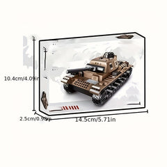 Tank and Armored Car Block Model Kit