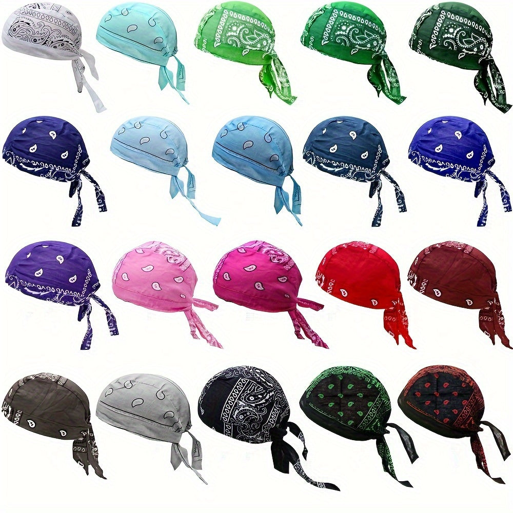Cycling Cap Durag Hat Helmet Liner Autumn Winter Headwear for Men Women