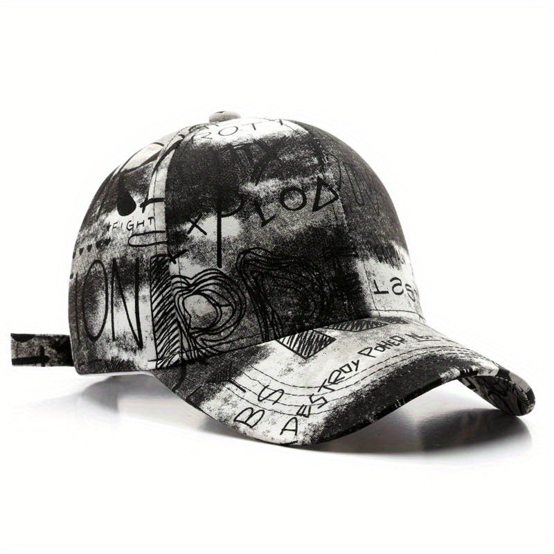 Street Personality Graffiti Hip Hop Baseball Cap Men's Peaked Cap