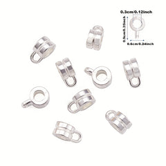 Ancient Silvery Alloy Charms Jewelry Connectors Spacer Beads Bracelet Accessorie