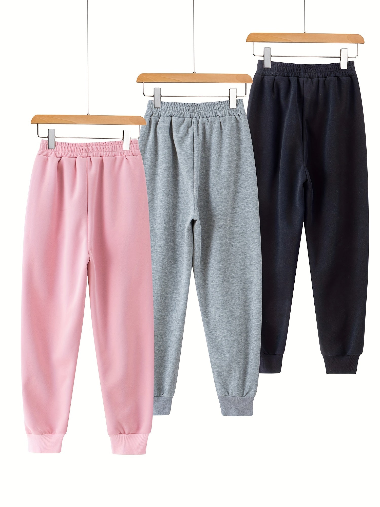 Smart Bear Graphic Jogger Pants for Teen Girls, Daily Casual Sports, All Seasons