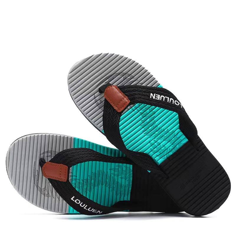 Men's Lightweight Non Slip Flip Flops for Beach