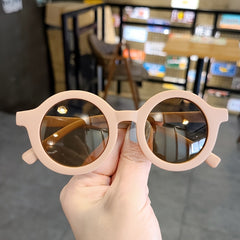 Boys Round Frame Sunglasses for Outdoor Activities