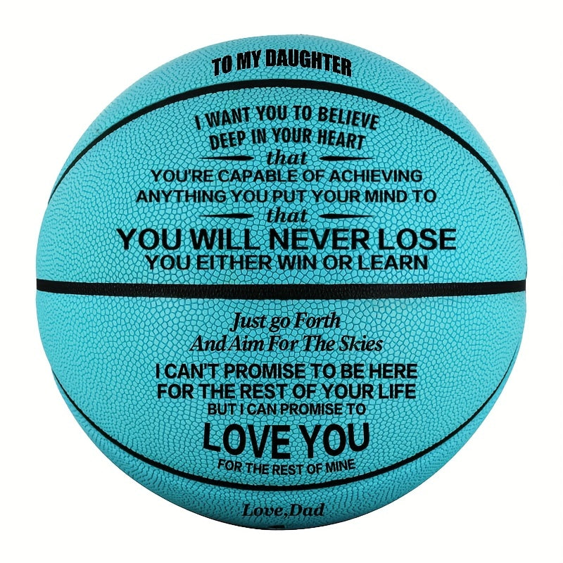 Durable PU Leather Basketball for Training & Competition