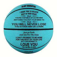 Durable PU Leather Basketball for Training & Competition