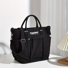 Canvas Tote Bag Durable Lightweight Shoulder Bag Large Capacity