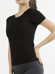 Slimming T-Shirt Women's Activewear Yoga Fitness Top