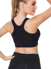 Women's Shockproof Racerback Sports Bra Yoga Fitness Bra
