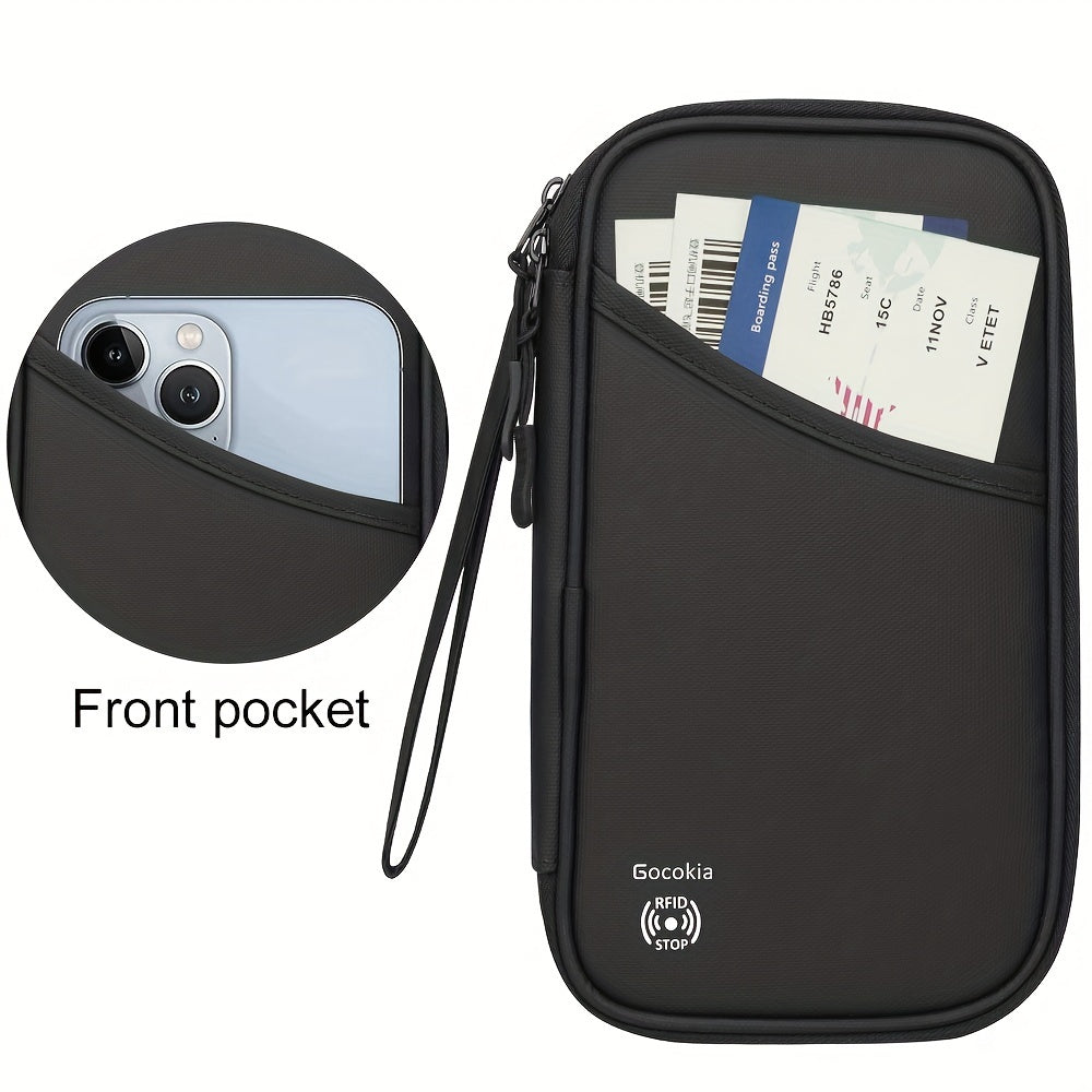 Passport Travel Wallet Credit Card ID Document Storage Pack Clutch
