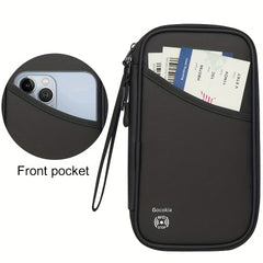 Passport Travel Wallet Credit Card ID Document Storage Pack Clutch
