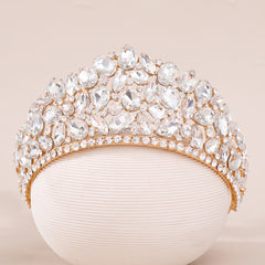 Rhinestone Crown Headband Queen Style Hair Band Hair Accessories