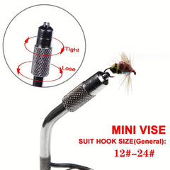 Mini Fly Tying Vise Portable Hook Tying Fishing Accessory
