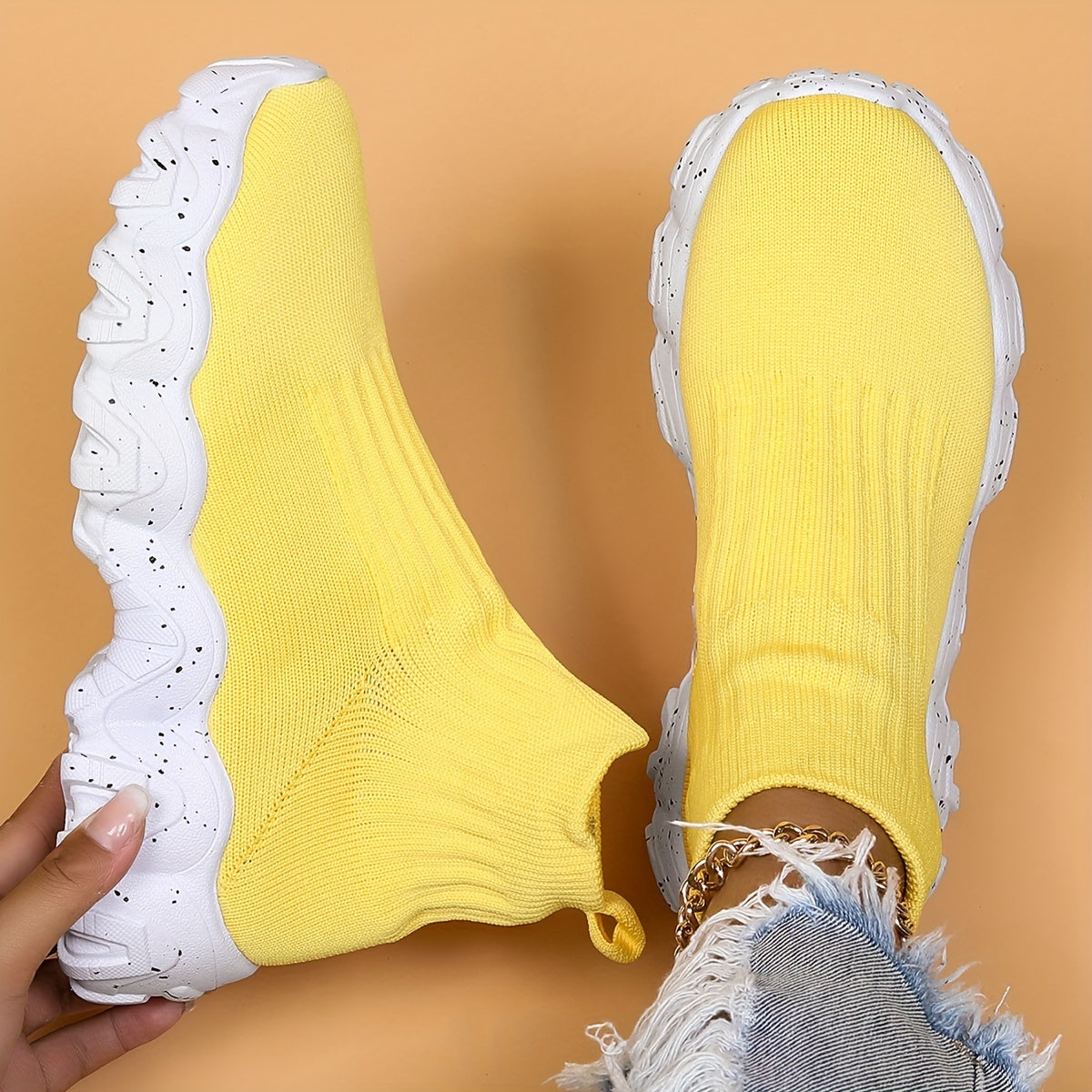 Women's Breathable Sports Sock Shoes Lightweight Non slip Travel Shoes