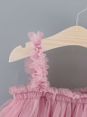 Baby Suspender Tutu Dress Princess Birthday Party Dresses
