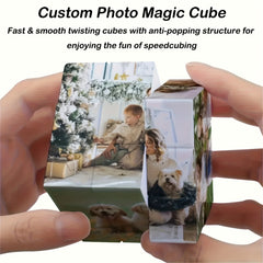 Custom 6 Photo Magic Album Bright Neutral Tones PVC Material Unique Gift