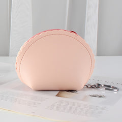 Girls Strawberry Cake Coin Purse Mini Wallet with Keychain