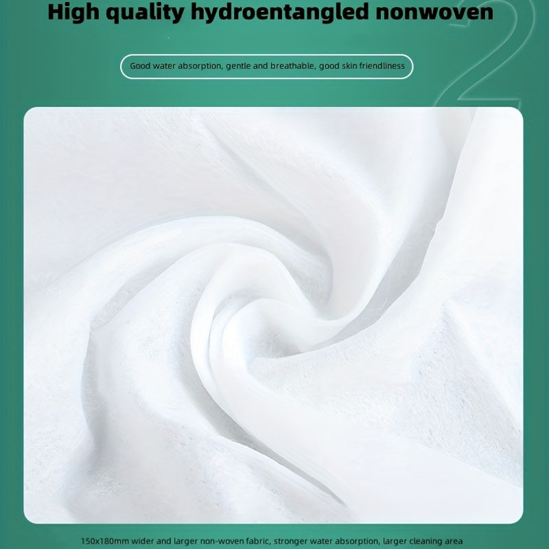 50pcs Non-woven Soft Wet Wipes 5 Packs