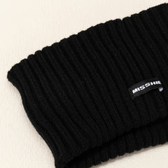 Knitted Beanie Elastic Headband Unisex Warm Hat Neck Warmer Infinity Scarf