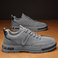 Men's Lace Up Sneakers for Outdoor Hiking - Comfortable & Breathable